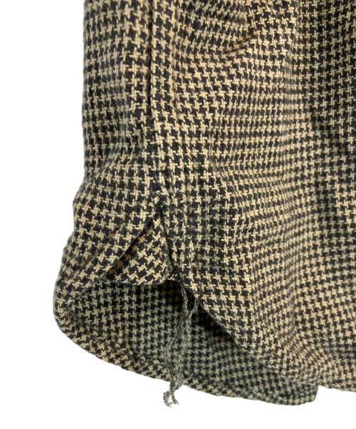 RRL（ダブルアールエル）RRL (ダブルアールエル) 千鳥格子柄長袖シャツ ベージュ サイズ:Mの古着・服飾アイテム