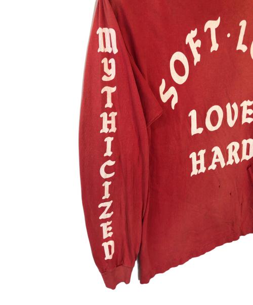 SAINT MICHAEL（セントマイケル）SAINT MICHAEL (セントマイケル) SOFT LOVE LS TEE レッド サイズ:XLの古着・服飾アイテム
