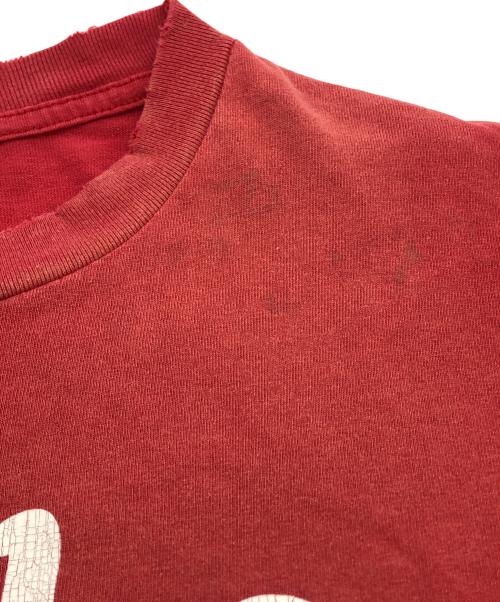 SAINT MICHAEL（セントマイケル）SAINT MICHAEL (セントマイケル) SOFT LOVE LS TEE レッド サイズ:XLの古着・服飾アイテム