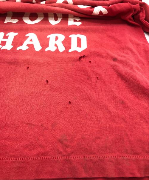 SAINT MICHAEL（セントマイケル）SAINT MICHAEL (セントマイケル) SOFT LOVE LS TEE レッド サイズ:XLの古着・服飾アイテム