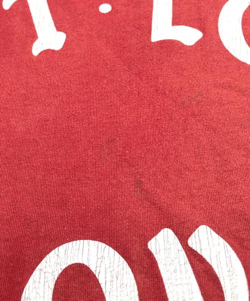 SAINT MICHAEL（セントマイケル）SAINT MICHAEL (セントマイケル) SOFT LOVE LS TEE レッド サイズ:XLの古着・服飾アイテム