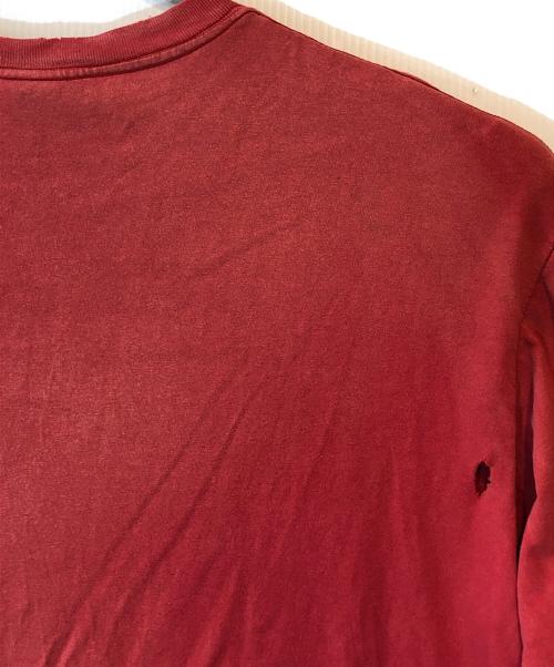 SAINT MICHAEL（セントマイケル）SAINT MICHAEL (セントマイケル) SOFT LOVE LS TEE レッド サイズ:XLの古着・服飾アイテム