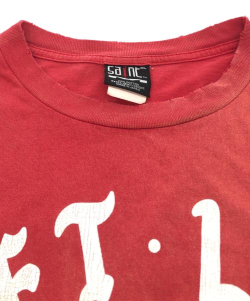 SAINT MICHAEL（セントマイケル）SAINT MICHAEL (セントマイケル) SOFT LOVE LS TEE レッド サイズ:XLの古着・服飾アイテム