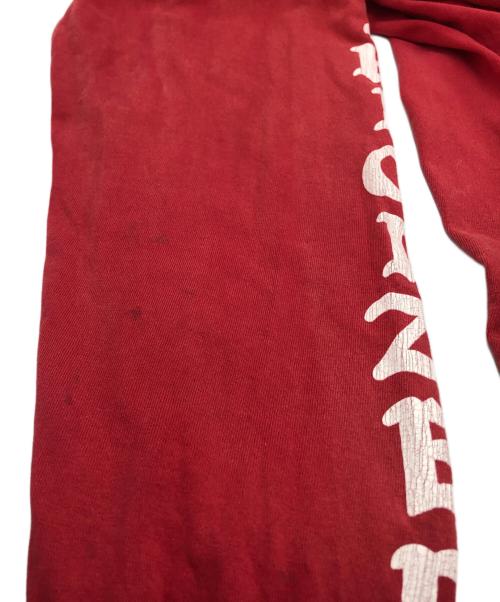 SAINT MICHAEL（セントマイケル）SAINT MICHAEL (セントマイケル) SOFT LOVE LS TEE レッド サイズ:XLの古着・服飾アイテム