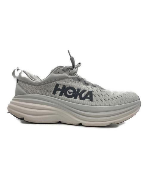 HOKAONEONE（ホカオネオネ）HOKAONEONE (ホカオネオネ) M BONDI 8 グレー サイズ:27㎝の古着・服飾アイテム