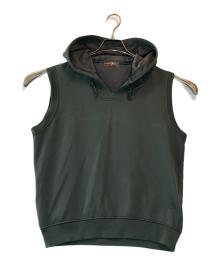 PRADA SPORTS（プラダスポーツ）の古着「ノースリーブパーカー」｜グリーン