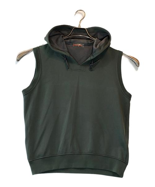 PRADA SPORTS（プラダスポーツ）PRADA SPORTS (プラダスポーツ) ノースリーブパーカー グリーン サイズ:Lの古着・服飾アイテム