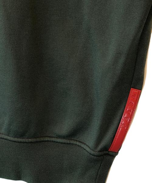 PRADA SPORTS（プラダスポーツ）PRADA SPORTS (プラダスポーツ) ノースリーブパーカー グリーン サイズ:Lの古着・服飾アイテム