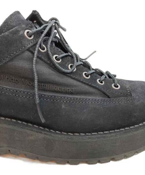 Danner（ダナー）Danner (ダナー) WHITE MOUNTAINEERING (ホワイトマウンテ二アニング) ィラメットバレー センタージップ スエード コンバットブーツ ブラック×ゴールド サイズ:9 1/2の古着・服飾アイテム