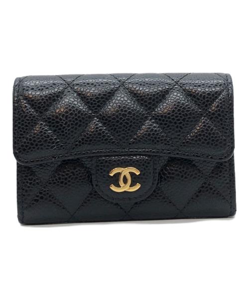 CHANEL（シャネル）CHANEL (シャネル) クラシック フラップ カード ケース ブラックの古着・服飾アイテム