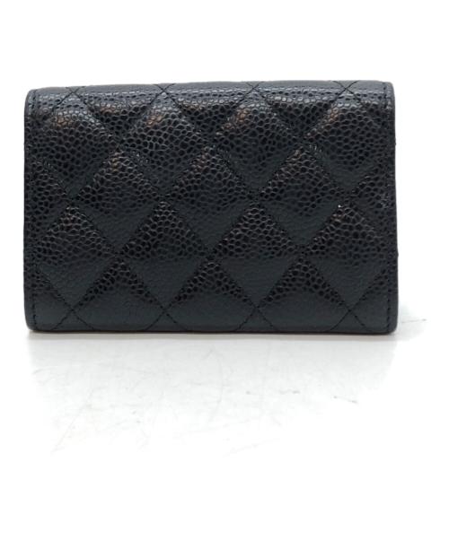 CHANEL（シャネル）CHANEL (シャネル) クラシック フラップ カード ケース ブラックの古着・服飾アイテム
