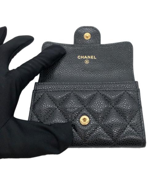 CHANEL（シャネル）CHANEL (シャネル) クラシック フラップ カード ケース ブラックの古着・服飾アイテム