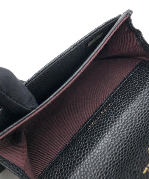 CHANEL（シャネル）CHANEL (シャネル) クラシック フラップ カード ケース ブラックの古着・服飾アイテム