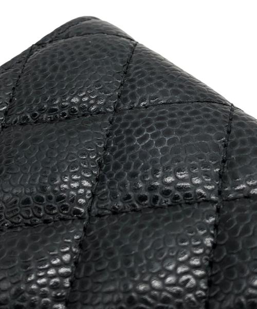 CHANEL（シャネル）CHANEL (シャネル) クラシック フラップ カード ケース ブラックの古着・服飾アイテム