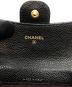 中古・古着 CHANEL (シャネル) クラシック フラップ カード ケース ブラック：90000円