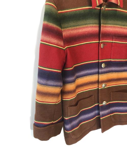RALPH LAUREN COUNTRY（ラルフローレンカントリー）RALPH LAUREN COUNTRY (ラルフローレンカントリー) ラグジャケット マルチカラー サイズ:11の古着・服飾アイテム