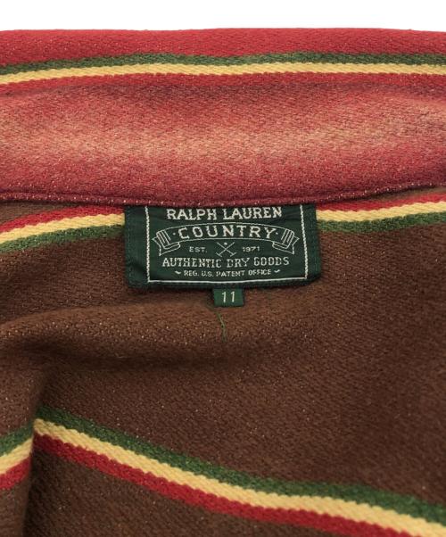 RALPH LAUREN COUNTRY（ラルフローレンカントリー）RALPH LAUREN COUNTRY (ラルフローレンカントリー) ラグジャケット マルチカラー サイズ:11の古着・服飾アイテム