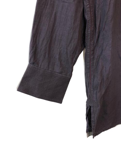 MAATEE&SONS（マーティーアンドサンズ）MAATEE&SONS (マーティーアンドサンズ) GUPTA KHADI COTTON SHIRTS パープル サイズ:1の古着・服飾アイテム