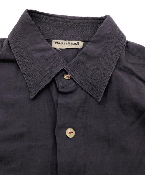 MAATEE&SONS（マーティーアンドサンズ）MAATEE&SONS (マーティーアンドサンズ) GUPTA KHADI COTTON SHIRTS パープル サイズ:1の古着・服飾アイテム