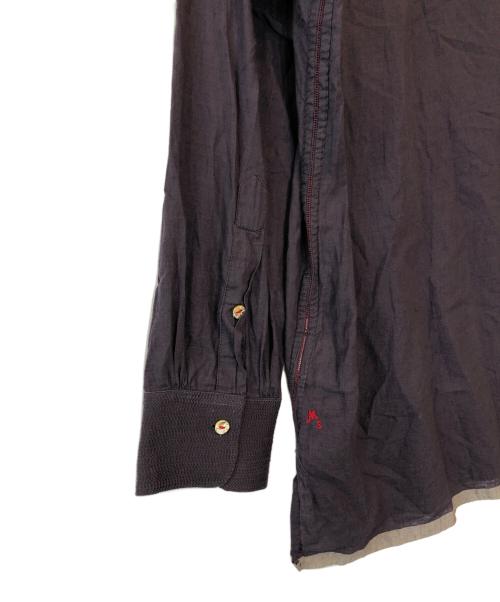 MAATEE&SONS（マーティーアンドサンズ）MAATEE&SONS (マーティーアンドサンズ) GUPTA KHADI COTTON SHIRTS パープル サイズ:1の古着・服飾アイテム