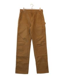 CarHartt（カーハート）の古着「FIRM DUCK DOUBLE FRONT UTILITY WORK PANT」｜ブラウン