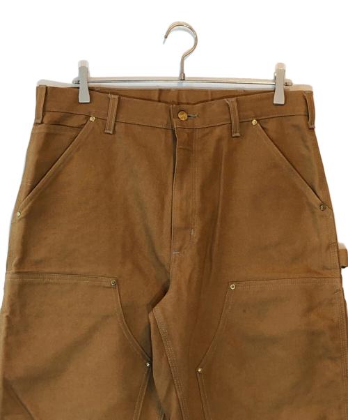 CarHartt（カーハート）CarHartt (カーハート) FIRM DUCK DOUBLE FRONT UTILITY WORK PANT ブラウン サイズ:34×34の古着・服飾アイテム