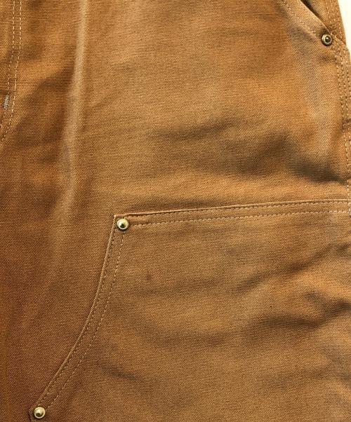 CarHartt（カーハート）CarHartt (カーハート) FIRM DUCK DOUBLE FRONT UTILITY WORK PANT ブラウン サイズ:34×34の古着・服飾アイテム