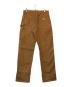 CarHartt (カーハート) FIRM DUCK DOUBLE FRONT UTILITY WORK PANT ブラウン サイズ:34×34：14000円
