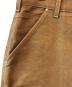 中古・古着 CarHartt (カーハート) FIRM DUCK DOUBLE FRONT UTILITY WORK PANT ブラウン サイズ:34×34：14000円