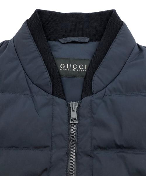 GUCCI（グッチ）GUCCI (グッチ) ダウンジャケット ネイビー サイズ:44の古着・服飾アイテム