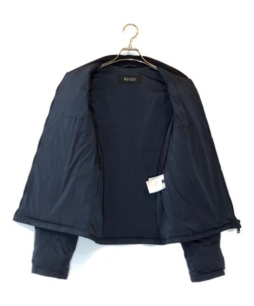 GUCCI（グッチ）GUCCI (グッチ) ダウンジャケット ネイビー サイズ:44の古着・服飾アイテム