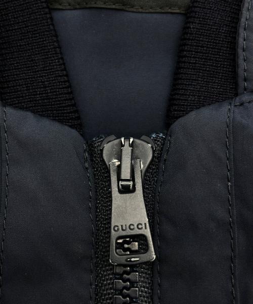 GUCCI（グッチ）GUCCI (グッチ) ダウンジャケット ネイビー サイズ:44の古着・服飾アイテム