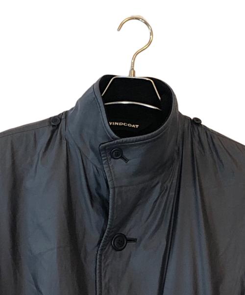 WIND COAT（ウィンドコート）WIND COAT (ウィンドコート) ストール付裏フリースナイロンコート ブラック サイズ:下記参照の古着・服飾アイテム