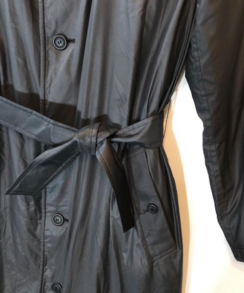 WIND COAT（ウィンドコート）WIND COAT (ウィンドコート) ストール付裏フリースナイロンコート ブラック サイズ:下記参照の古着・服飾アイテム