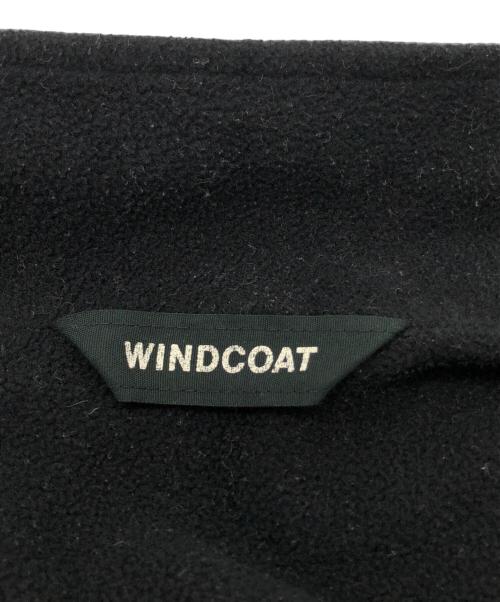 WIND COAT（ウィンドコート）WIND COAT (ウィンドコート) ストール付裏フリースナイロンコート ブラック サイズ:下記参照の古着・服飾アイテム