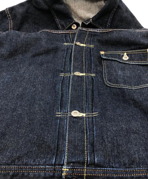 FLAT HEAD（フラット ヘッド）FLAT HEAD (フラット ヘッド) 14.5oz 左綾ジンバブエコットン デニムジャケット インディゴ サイズ:42の古着・服飾アイテム