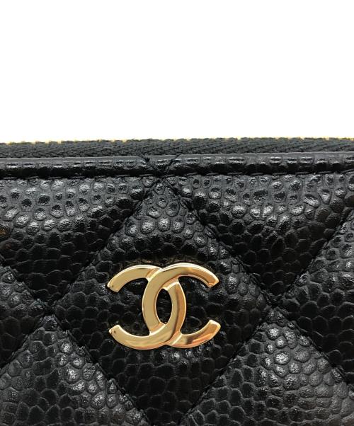 CHANEL（シャネル）CHANEL (シャネル) クラシックジップコインパース ブラック サイズ:下記参照の古着・服飾アイテム
