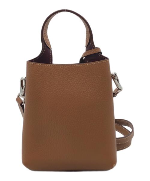 TOD'S（トッズ）TOD'S (トッズ) レザーバッグ マイクロ ブラウンの古着・服飾アイテム