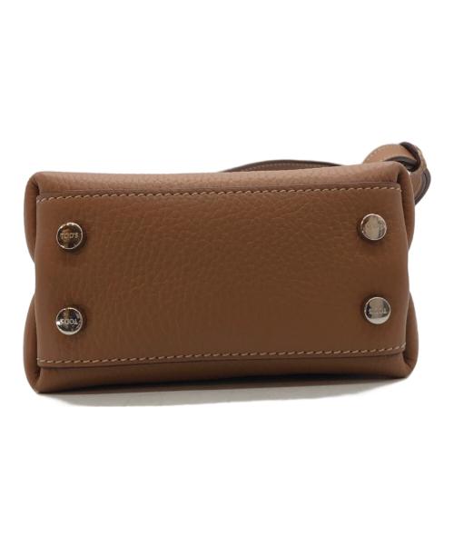 TOD'S（トッズ）TOD'S (トッズ) レザーバッグ マイクロ ブラウンの古着・服飾アイテム