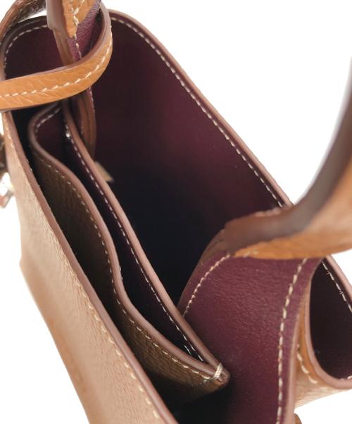 TOD'S（トッズ）TOD'S (トッズ) レザーバッグ マイクロ ブラウンの古着・服飾アイテム