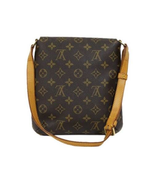 LOUIS VUITTON（ルイ ヴィトン）LOUIS VUITTON (ルイ・ヴィトン) ミニショルダーバッグ ブラウン モノグラム M51387 AS0070の古着・服飾アイテム