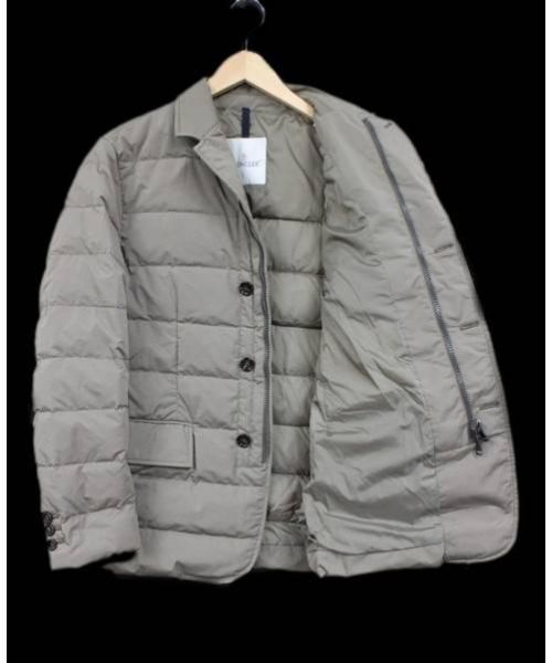 MONCLER（モンクレール）MONCLER (モンクレール) ダウンジャケット ベージュ サイズ:1の古着・服飾アイテム