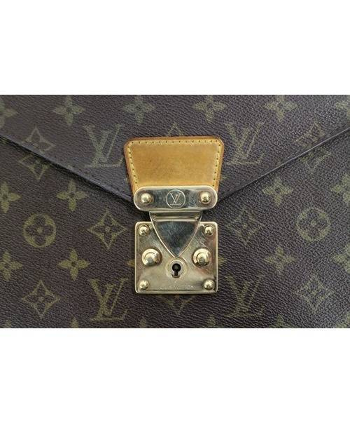LOUIS VUITTON（ルイ ヴィトン）LOUIS VUITTON (ルイヴィトン) セルヴィエットコンセイエ ブラウン サイズ:- M53331 SR0022の古着・服飾アイテム