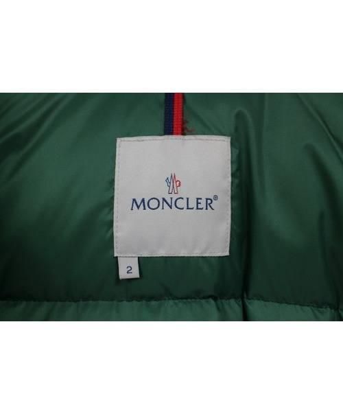 MONCLER（モンクレール）MONCLER (モンクレール) ダウンジャケット グリーン サイズ:2の古着・服飾アイテム