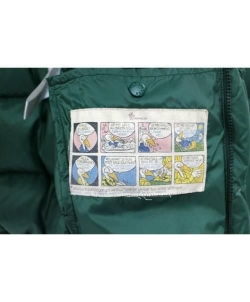 MONCLER（モンクレール）MONCLER (モンクレール) ダウンジャケット グリーン サイズ:2の古着・服飾アイテム