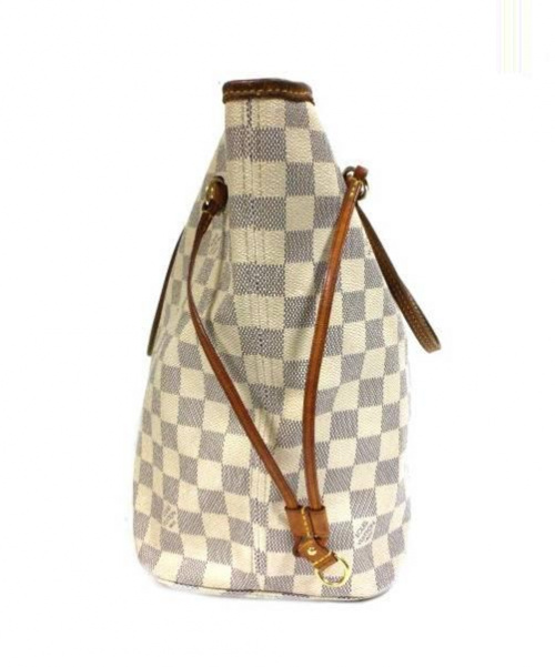 LOUIS VUITTON（ルイ ヴィトン）LOUIS VUITTON (ルイヴィトン) ネヴァーフルMM ホワイト サイズ:MM ダミエ・アズール N51107 AR5009の古着・服飾アイテム
