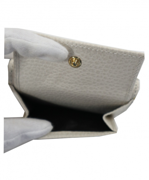 GUCCI（グッチ）GUCCI (グッチ) 3つ折り財布 ホワイト サイズ:下記参照 プチマーモント 523277  0416の古着・服飾アイテム