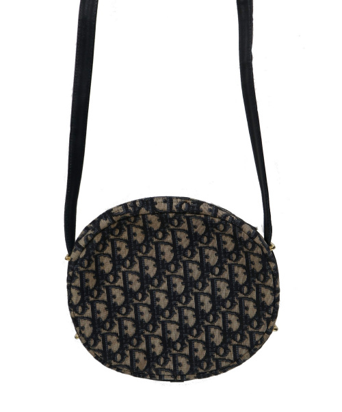 Christian Dior（クリスチャン ディオール）Christian Dior (クリスチャンディオール) ヴィンテージサークルショルダーバッグ ベージュ×ネイビー サイズ:下記参照の古着・服飾アイテム