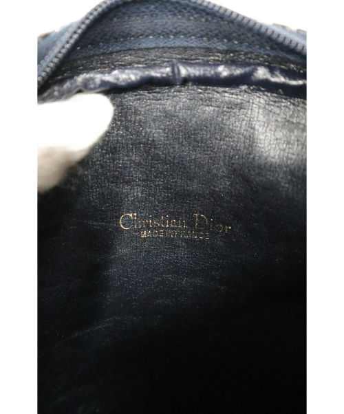 Christian Dior（クリスチャン ディオール）Christian Dior (クリスチャンディオール) ヴィンテージサークルショルダーバッグ ベージュ×ネイビー サイズ:下記参照の古着・服飾アイテム
