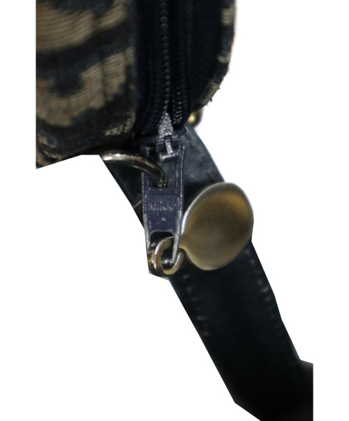 Christian Dior（クリスチャン ディオール）Christian Dior (クリスチャンディオール) ヴィンテージサークルショルダーバッグ ベージュ×ネイビー サイズ:下記参照の古着・服飾アイテム